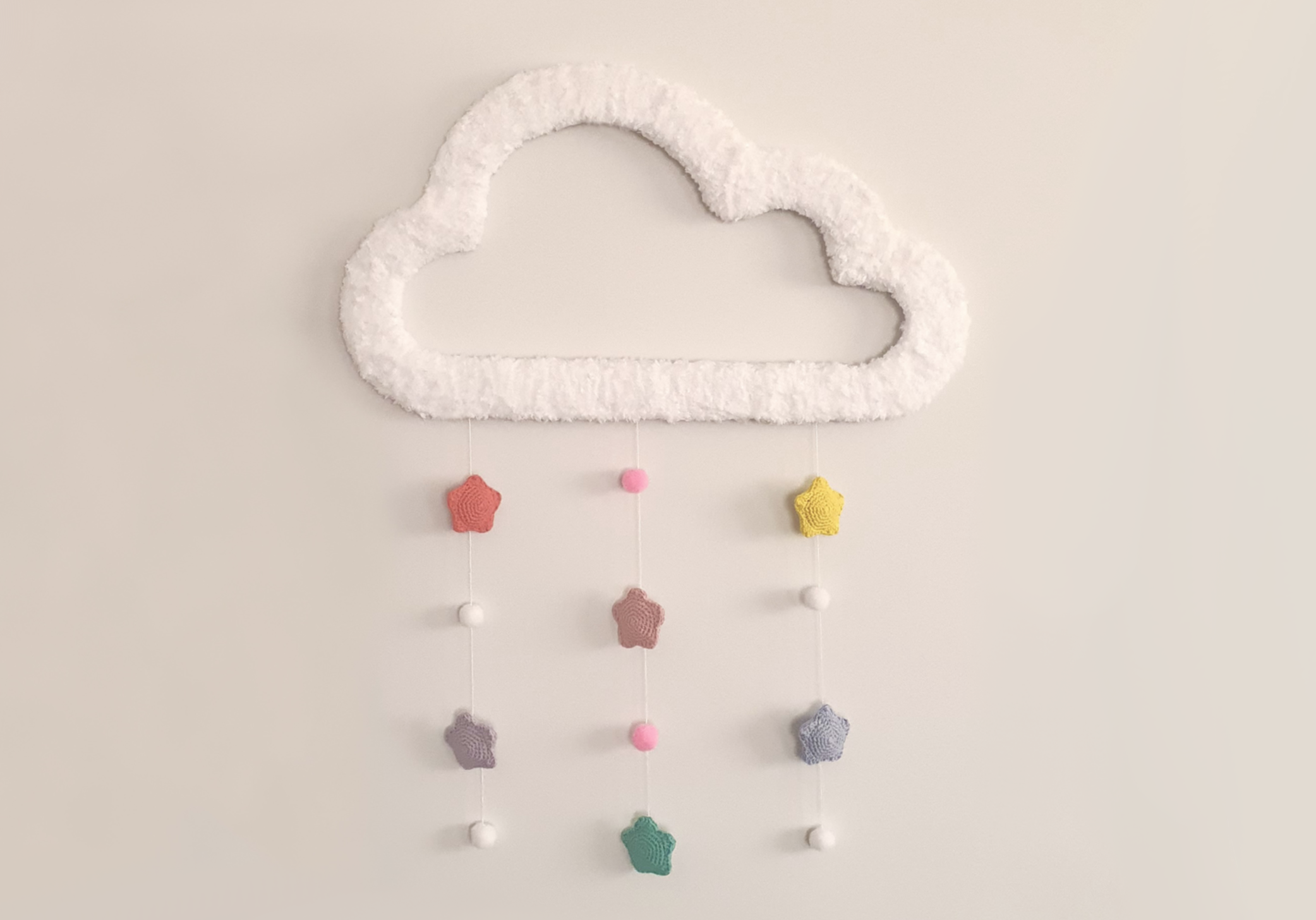 DIY: Cloud Wall Hanging Decor For Your Baby Room