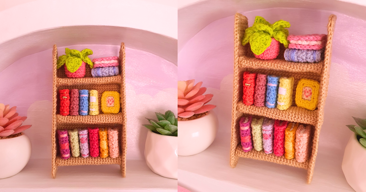Crochet Bookshelf Pattern : The Perfect Gift for Book Lovers