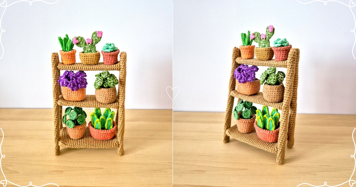 Crochet Plant Shelf Pattern: Beautiful Crochet Houseplants Collection